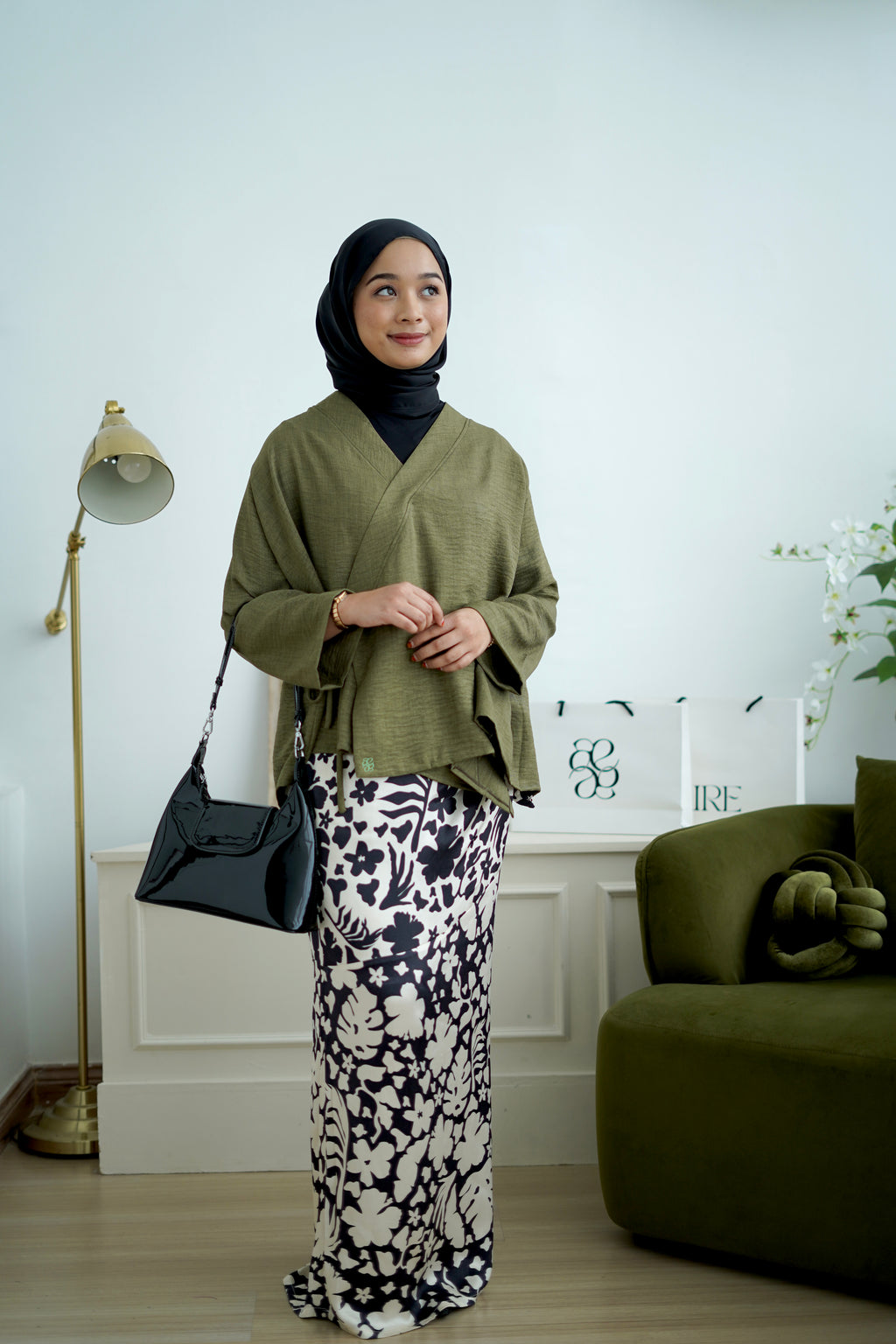 SOLENE in Cypress Green