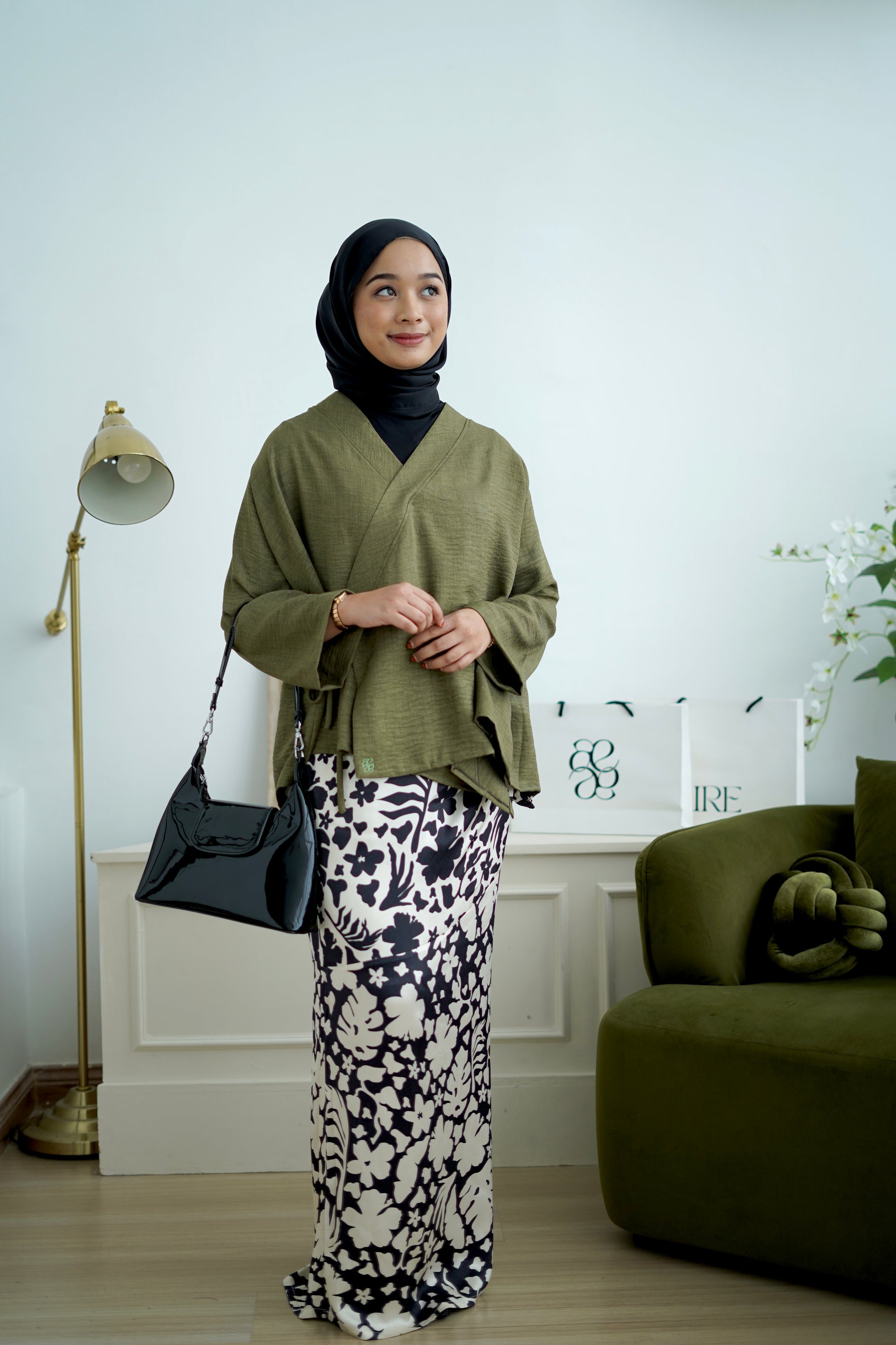 SOLENE in Cypress Green