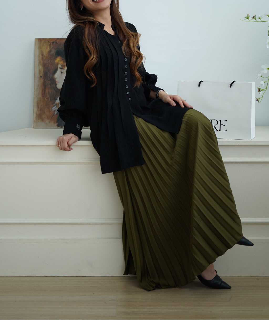 PLISSE in Black